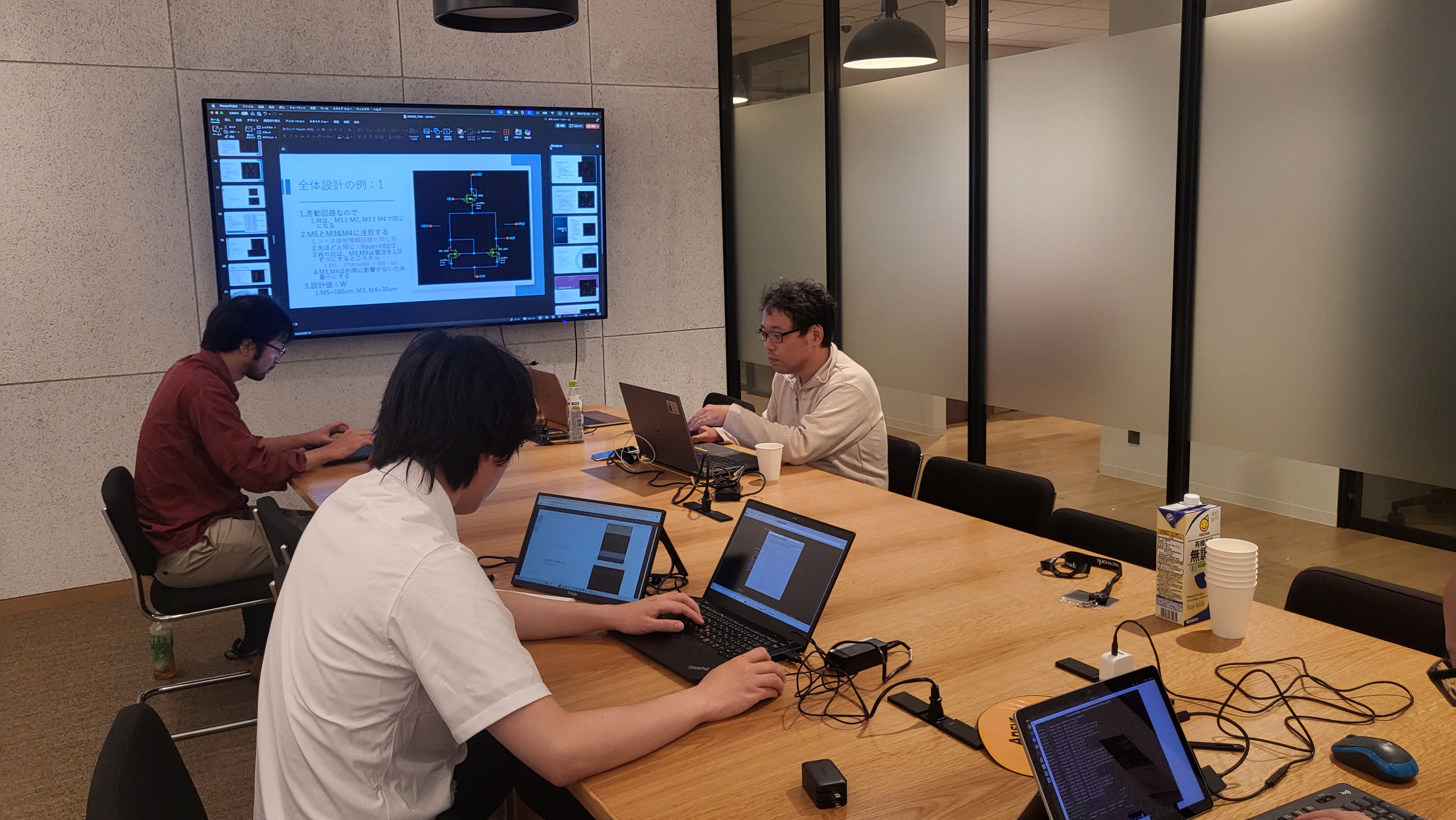 OPAMPハンズオンの風景：2日目のリアル会場